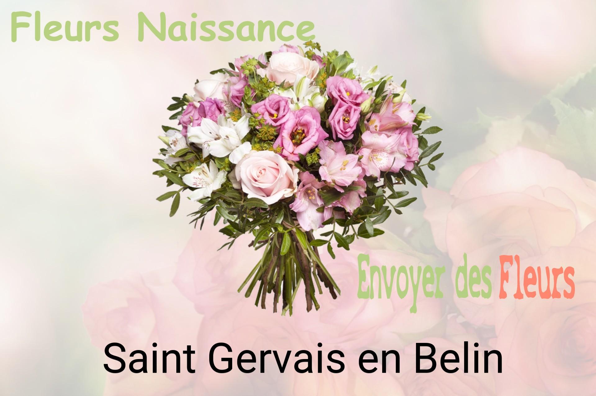 Bouquet de fleurs de naissance livré à Saint-Gervais-en-Belin